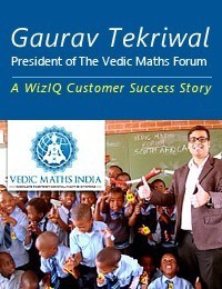 Gaurav Tekriwal - President of The Vedic Maths Forum thumbnail
