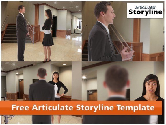 Free Articulate Storyline Template Interaction - eLearning Brothers thumbnail