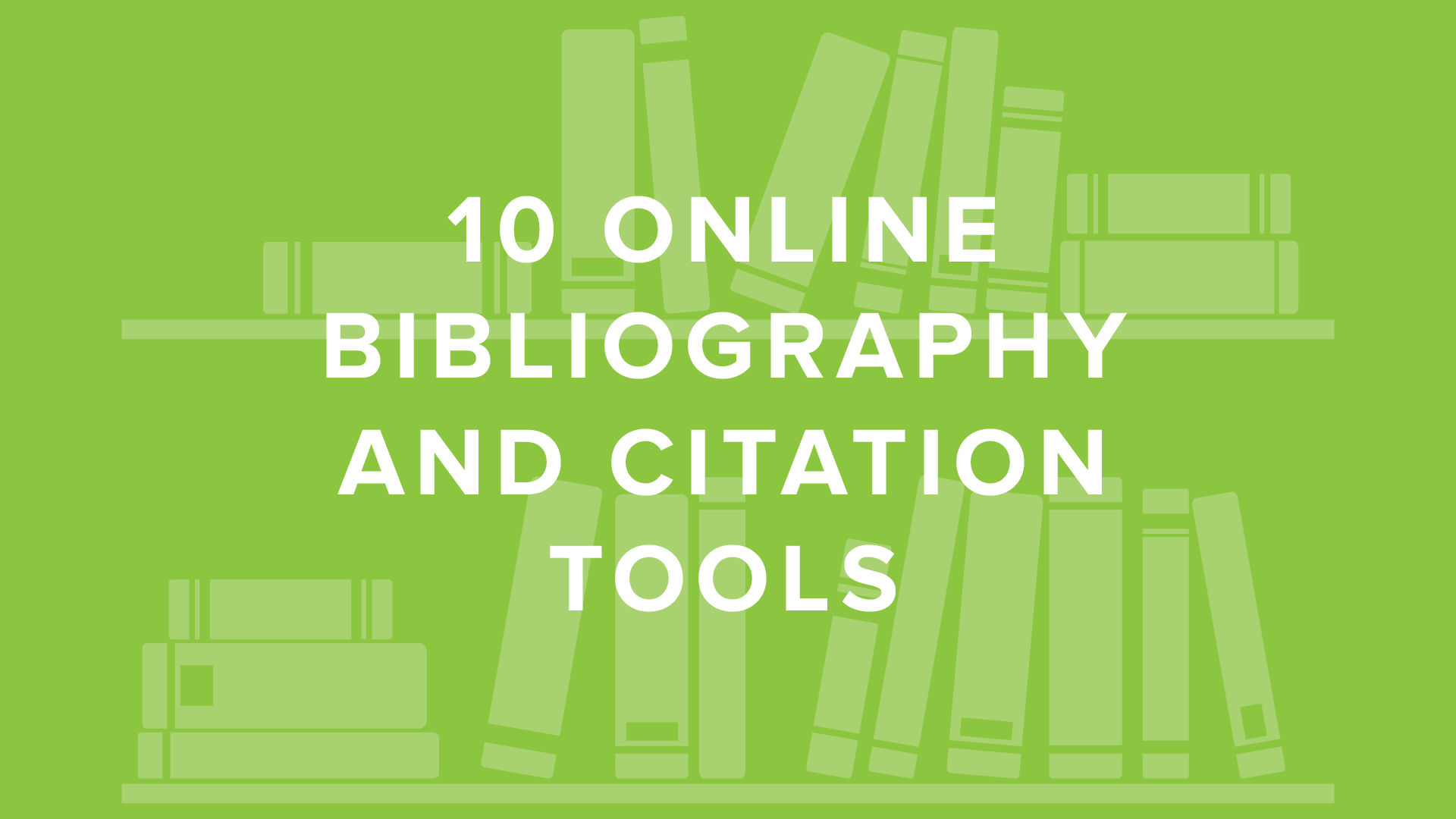 10 Online Bibliography and Citation Tools | DigitalChalk Blog thumbnail