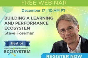 Free Webinar: Building a Learning and Performance Ecosystem - eLearning Industry thumbnail