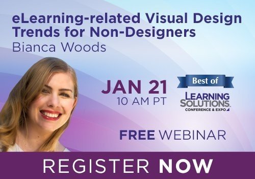 Free Webinar: eLearning-related Visual Design Trends for Non-Designers - eLearning Industry thumbnail