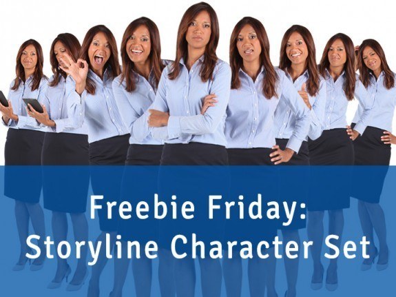 Freebie Friday: Storyline Character Set - eLearning Brothers thumbnail