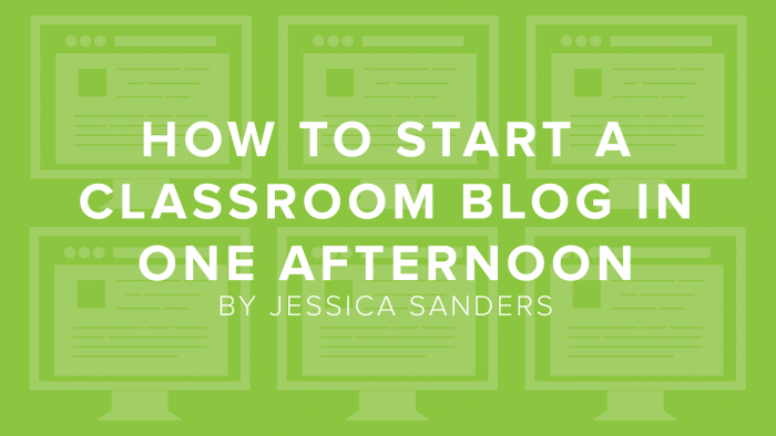 How to Start a Classroom Blog in One Afternoon | DigitalChalk Blog thumbnail