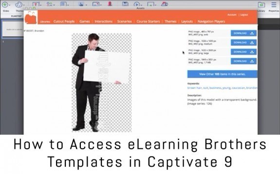 How to Access eLearning Brothers Templates in Captivate 9 - eLearning Brothers thumbnail
