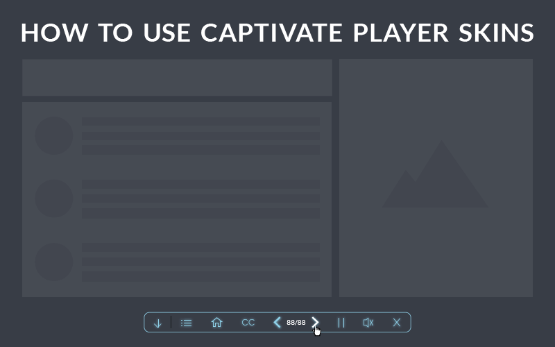 How to Use Captivate Player Skins - eLearning Brothers thumbnail