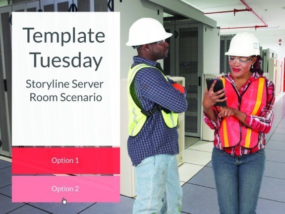 Template Tuesday: Storyline Scenario - Server Room » eLearning Brothers thumbnail
