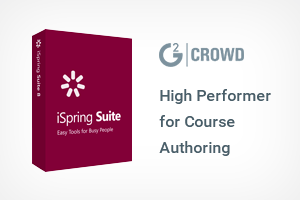 G2Crowd: iSpring Suite “High Performer” for Course Authoring thumbnail