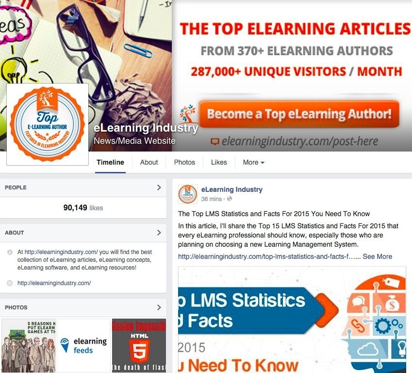 Using Facebook For eLearning: The Ultimate Guide For eLearning Professionals - eLearning Industry thumbnail
