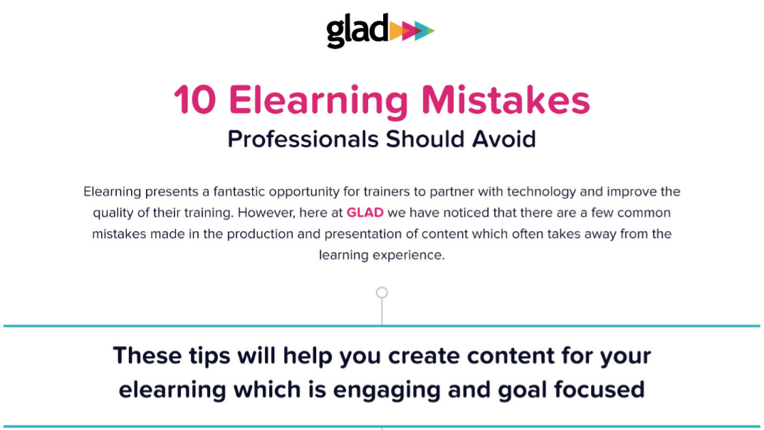 10 Elearning Mistakes Professionals Should Avoid - GLAD Solutions thumbnail