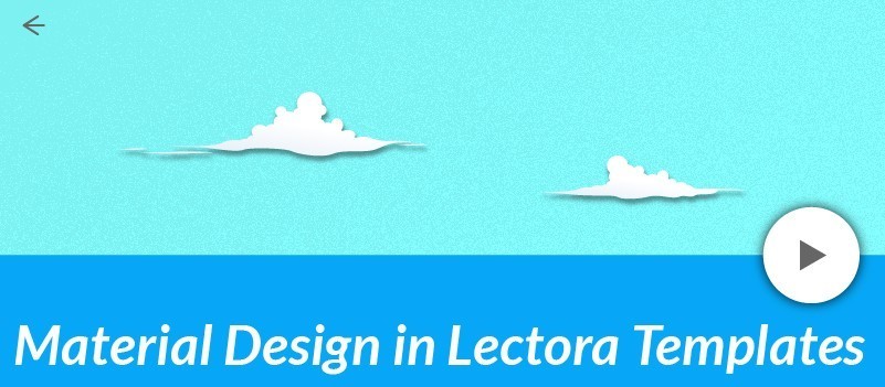 Material Design in Lectora Templates by eLearning Brothers thumbnail