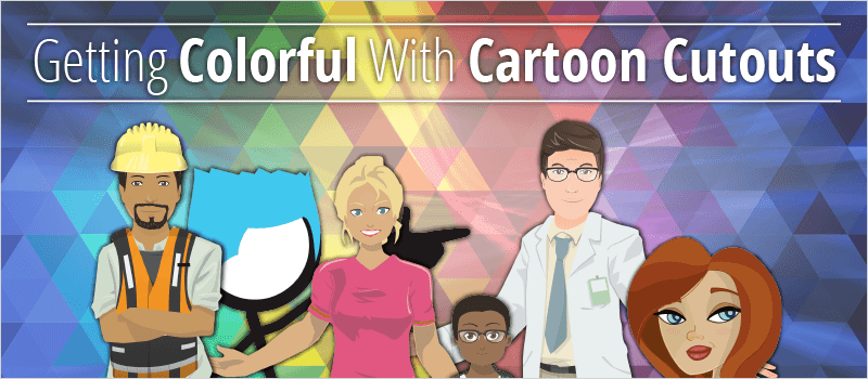 Getting Colorful with Cartoon Cutout People - eLearning Brothers thumbnail