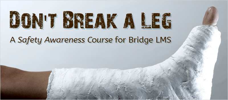 Don't Break a Leg - A Safety Awareness Course for Bridge LMS - eLearning Brothers thumbnail