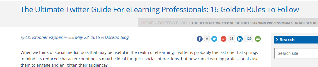 The Ultimate Twitter Guide For eLearning Professionals thumbnail